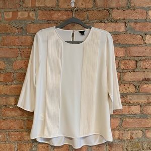 NWT Ann Taylor Pleated Blouse